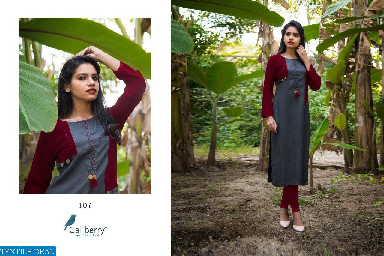 Gallberry gardenia vol-2 Wholesale ready made long kurtis
